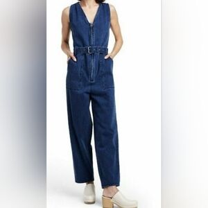 Rachel Comey Dark Blue Denim Jumpsuit